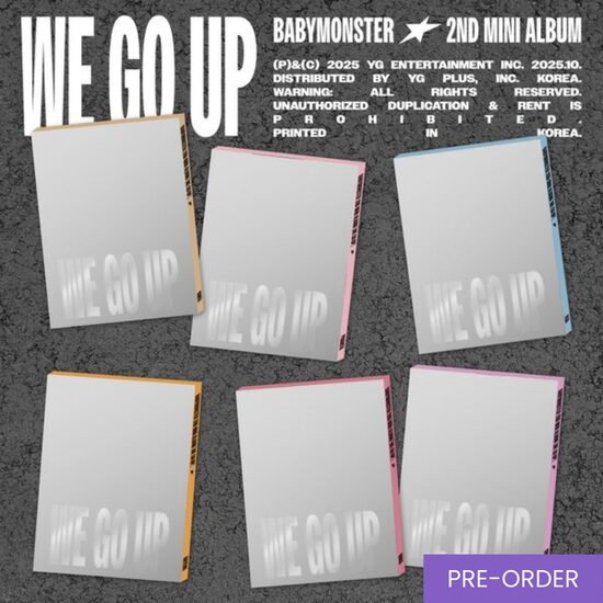 {PRE-ORDER} BABYMONSTER - 2nd Mini Album [WE GO UP] (Pattern Ver.)